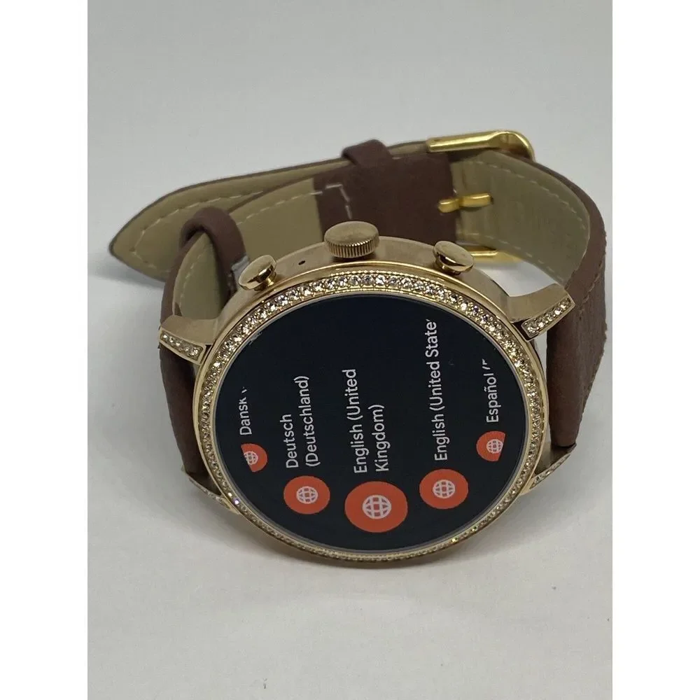 Fossil Gen 4 Authentic Digital Dial Smart Watch Custom Band FTW6030 AB448